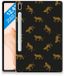 B2Ctelecom Coque arrière pour Samsung Galaxy Tab S7 FE Leopards