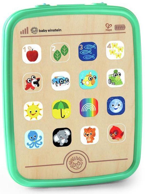 Hape Baby Einstein Magic Touch Muzikaal Houten Tablet DE/IT/EN - Multicolor