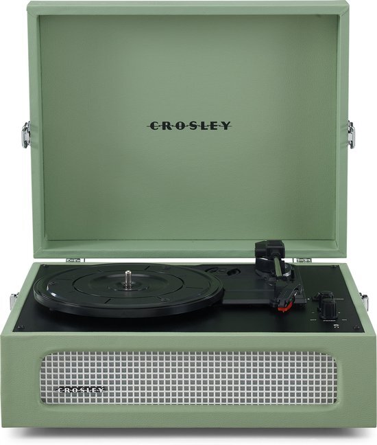 Crosley Voyager CR8017B-SA - Sage Groen - Bluetooth in/uit Platenspeler