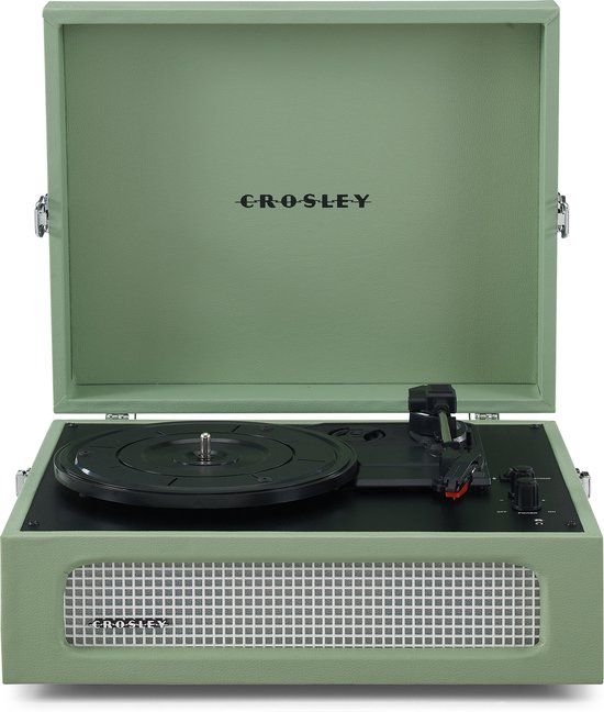 Crosley Voyager CR8017B-SA - Groene Bluetooth Platenspeler