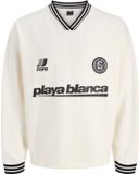 JACK&JONES JCOCLUB FOOTBALL LS SWEAT CREW NECK Jongens Sweaters XL Cloud Dancer