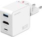 4Smarts 65W GaN Flex 3-in-1 Oplader en Hub met HDMI Ingang | 4K / 60Hz | GaN Technologie | Wit