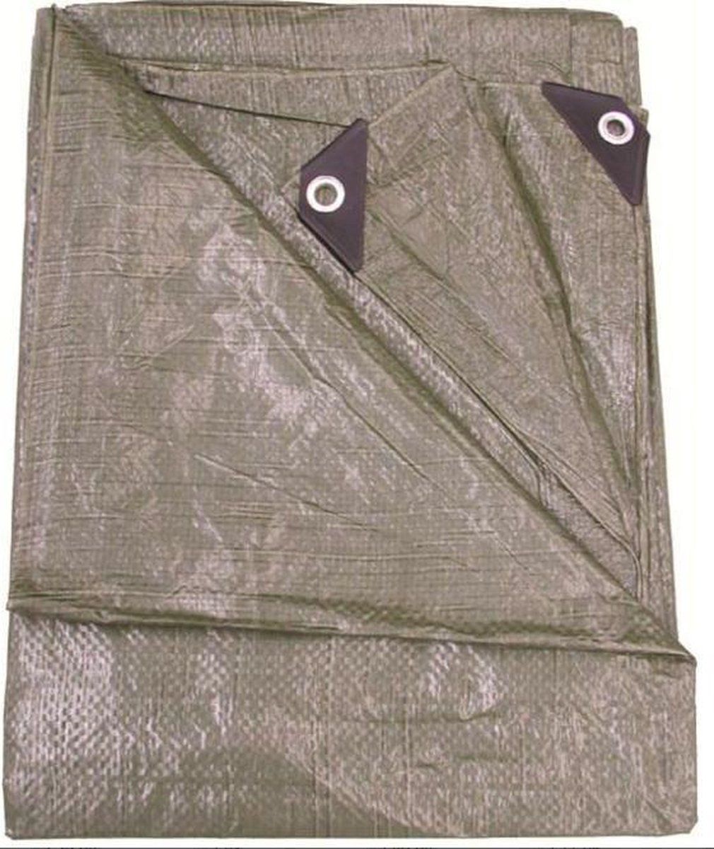 Talen Tools afdekzeil 2 x 4 meter groen 90 gr/m2