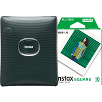 Fujifilm Instax Square Link Green + Instax Film Square WW1 (10 stuks)