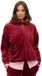 Superdry Country Club Velour Zip Hoodie Dames Stanton Red