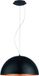 EGLO Gaetano 1 Hanglamp - E27 - Ø 53 cm - Zwart/Goud