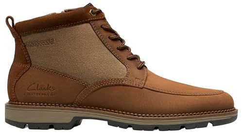 Clarks Maplewalk Rise Mens Dark Tan Lea, 7