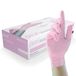 Unigloves Pink Pearl Nitril onderzoekshandschoenen - M