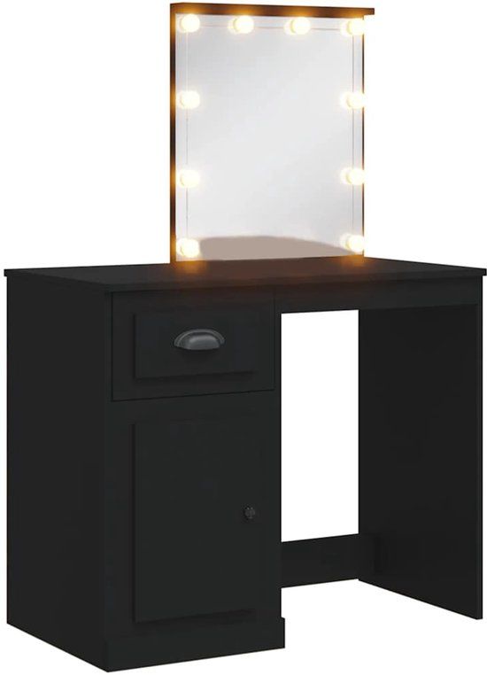 vidaXL Kaptafel met LED-verlichting