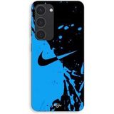 Samsung Galaxy S23 Plus Nike logo Noir et Bleu Maniacase