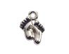 INNSPIRO Mooie bedels metalen hangers, 2 voeten, 9 x 10 mm, 25 stuks, 15x17mm., Metaal, Geen edelsteen