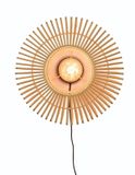 GOOD&MOJO Lampe murale Bromo - Bambou - Ø40cm