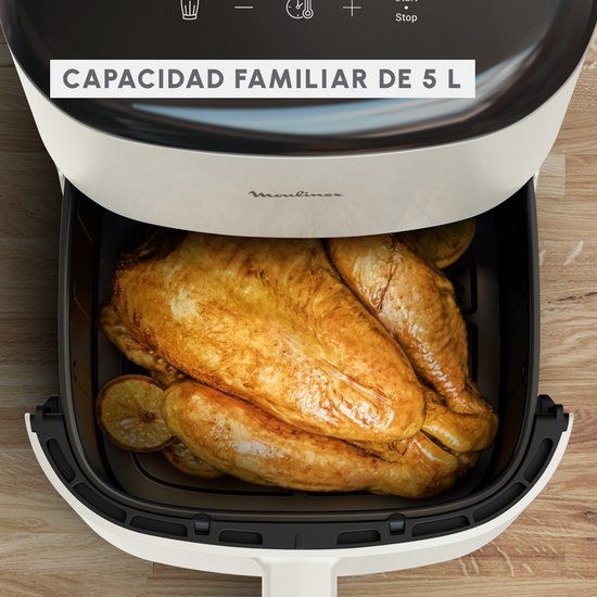 Moulinex Easy Fry EZ245A20 friteuse Enkel 5 l Vrijstaand Heteluchtfriteuse Crème