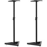 vidaXL Monitorspeakerstandaards 2 st staal zwart
