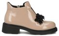 Filippo Bottines Cuir Beige Fermeture éclair Aspect verni env. 5 cm Talon DBT637025BE