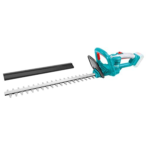 Total Tools - Elektrische heggenschaar, accu P20S, 20 V, draagbare snoeischaar, speciaal voor de tuin, 450 mm messen, maximale zaagcapaciteit van 19 mm