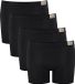 Sloggi GO Short C4P Boxershorts voor heren, zwart, effen, 4-pack