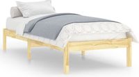 vidaXL Bedframe massief grenenhout 90x200 cm