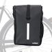 Sacoche de vélo - 16 litres - Étanche - Noir mat - Pour porte-bagages