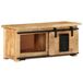 vidaXL TV meubel & entertainment center 90x35x40 cm massief mangohout
