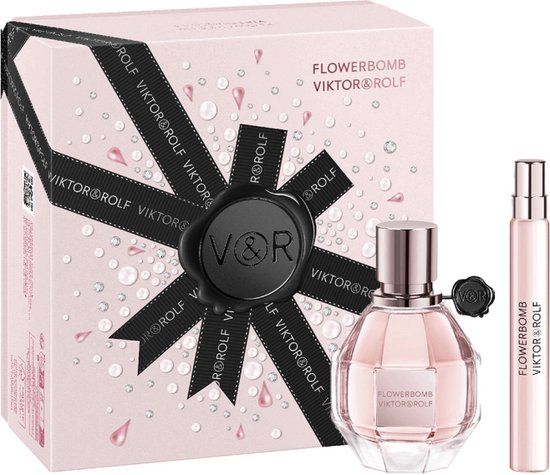 VIKTOR & ROLF Flowerbomb Eau de Parfum 50ml + Travel Spray 10ml - Bloemig - Dames