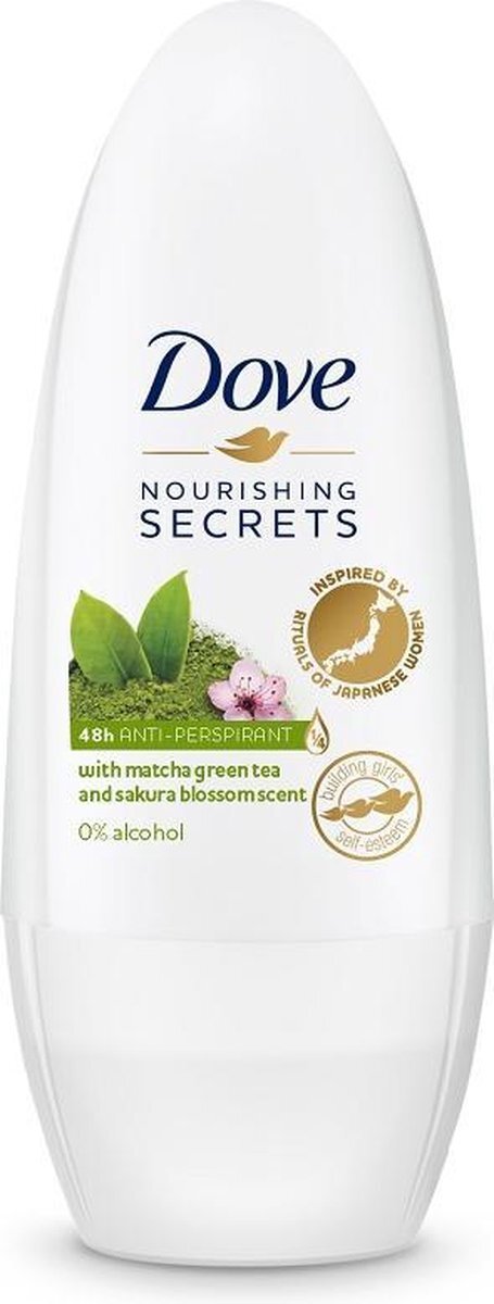 Dove Nourishing Secrets Matcha Groene Thee & Sakura Bloesem anti-transpirant roll-on 50ml