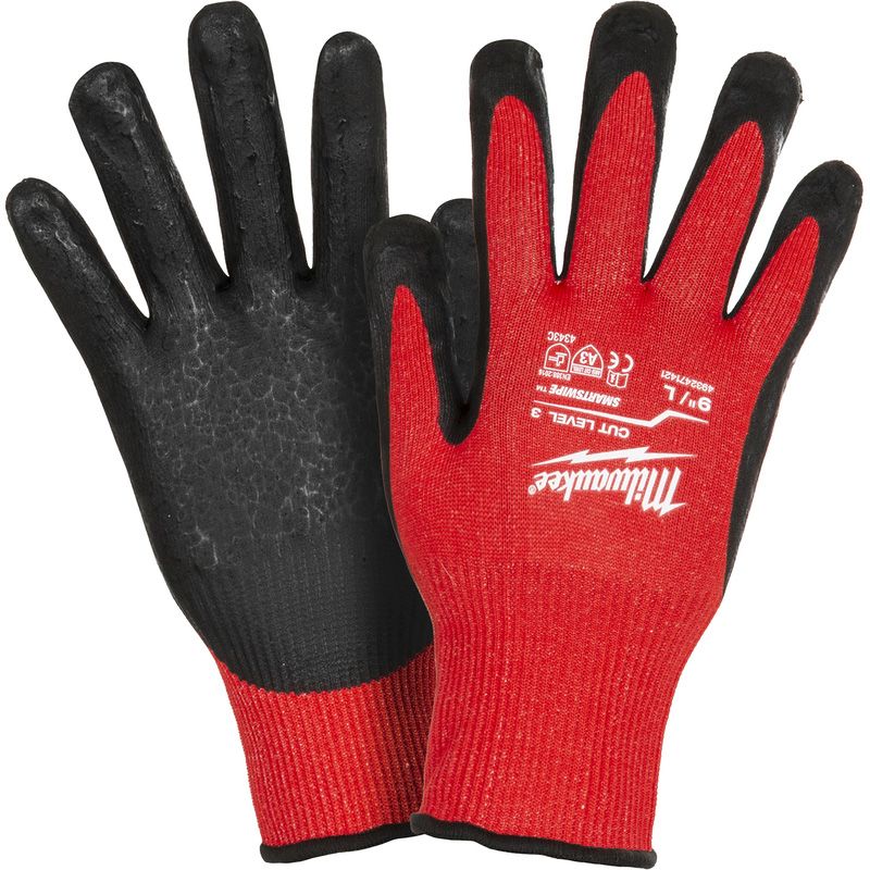 Milwaukee handschoenen snijklasse 3/C 9/L (Paar)
