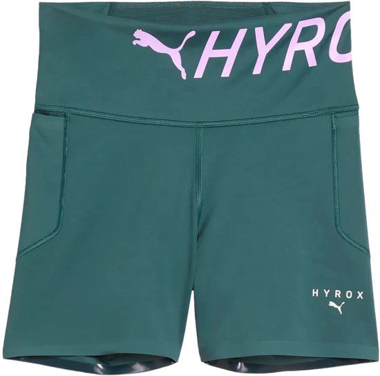 Puma x hyrox pwrmode short tight dames groen
