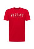 MUSTANG Shirt 'Austin' knalrood / wit