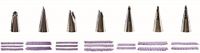 PME FS007 ruchetdoppen van naadloos roestvrij staal, assortiment, 7-delig, zilver, 1,72 x 1,72 x 4 cm