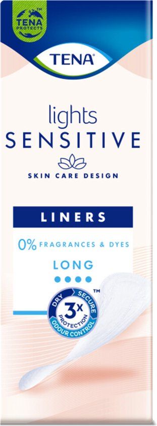 Tena Lights Sensitive Long Liner Inlegkruisjes - 120 stuks