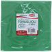 Wegwerpservetten, 50 stuks, formaat 33 x 33, groen
