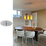 Lightswing Zero - Ophangsysteem voor Hanglamp - 360° draaifunctie - Stainless Steel
