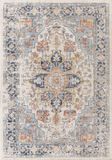 Surya SELMA Stijlvol vintage tapijt Blauw/roest 120x170 cm