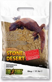 Exo Terra Stone Desert Substraat Sonoran Ocher 5kg - Reptielen - 35x20x6cm - 1st