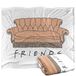 FRIENDS Silky Touch superzachte plaid 152 x 127 cm