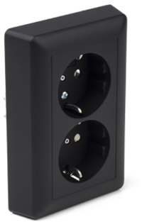 Stopcontact | Gira E2 | Inbouw | Randaarde | Zwart