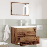 vidaXL Badkamermeubel Set Oud Hout 57 x 37 x 45 cm