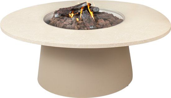 Cosi Fires Cosi Cosidune Sandy Beige Vuurtafel - 100 cm - Gas - Loungetafel