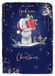 Me To You Tatty Teddy Luxe kerstkaart met goudfolie details voor peetzoon 12,7 x 17,8 cm - officiële collectie