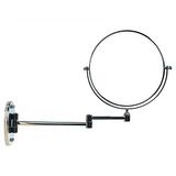 Tuka TKD3107-5x make-upspiegel, wandspiegel, 5-voudige vergroting, 20 cm, wandmontage, 360 graden draaibaar, badkamerspiegel, scheerspiegel, dubbelzijdig: normaal + 5x zoom