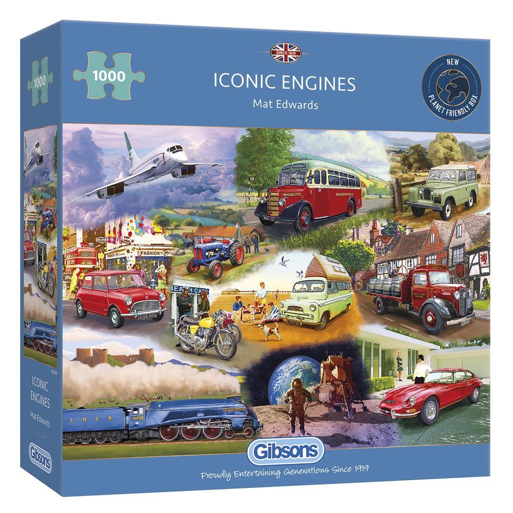 Gibsons Iconic Engines Puzzel (1000 stukjes)