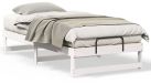 vidaXL Bedframe Wit Massief Grenenhout 75 x 190 cm