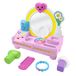 Fisher-Price Leerplezier Klaar voor de Dag Kaptafel, muzikale speelset voor baby's en peuters, meertalige versie
