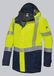 BP 2223-891-6614-3XLn weerbestendig vest opstaande kraag, afneembare capuchon, waarschuwingsgeel/nachtblauw, 3XLn maat