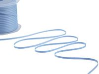 Furlanis - Dubbel satijnen lint, Italiaanse stof - lichtblauw, 3 mm x 50 m