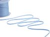 Furlanis - Dubbel satijnen lint, Italiaanse stof - lichtblauw, 3 mm x 50 m