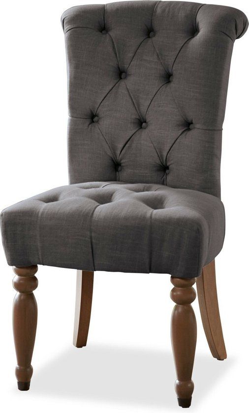 LOBERON Stoel Claville antraciet