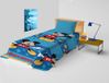 hermet Mickey Mouse, Disney Sprei voor eenpersoonsbed, niet gevoerd, voor eenpersoonsbed, 170 x 270 cm, 100% katoen, Disney