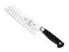 Mercer Culinary Genesis 7-Inch Nakiri-Granton Rand, Roestvrij Staal, Zwart, 38x10x3 cm